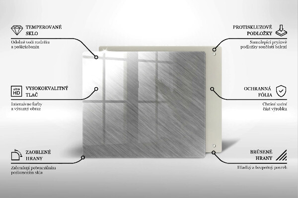 Glas Herdabdeckplatte Metallbeschaffenheitshintergrund