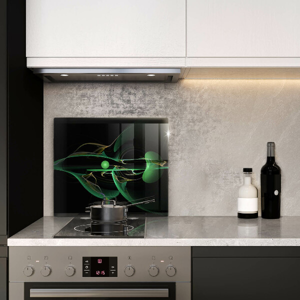 Glas Herdabdeckplatte Moderne Abstraktion