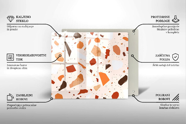 Glas Ceranfeldabdeckung Dekoratives Steinzeug