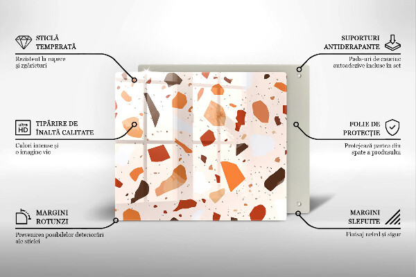 Glas Ceranfeldabdeckung Dekoratives Steinzeug
