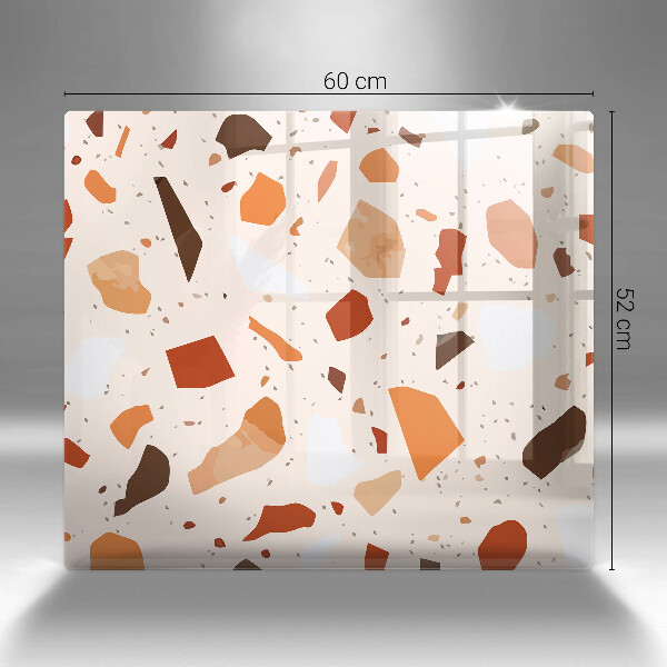 Glas Ceranfeldabdeckung Dekoratives Steinzeug