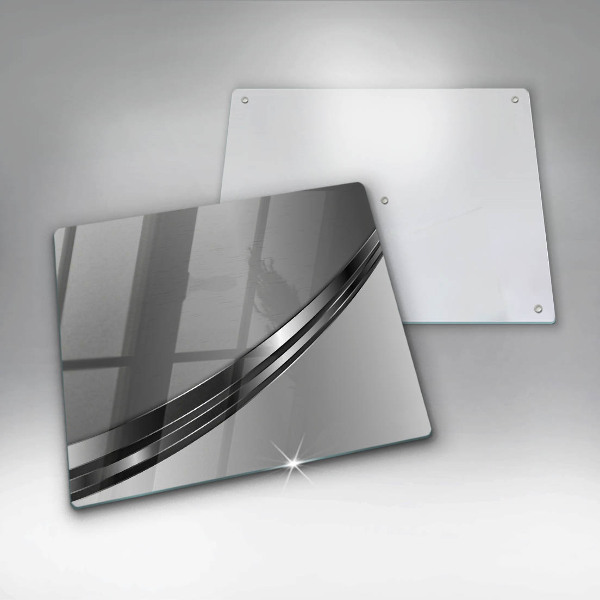 Glas Ceranfeldabdeckung Metallabstraktion