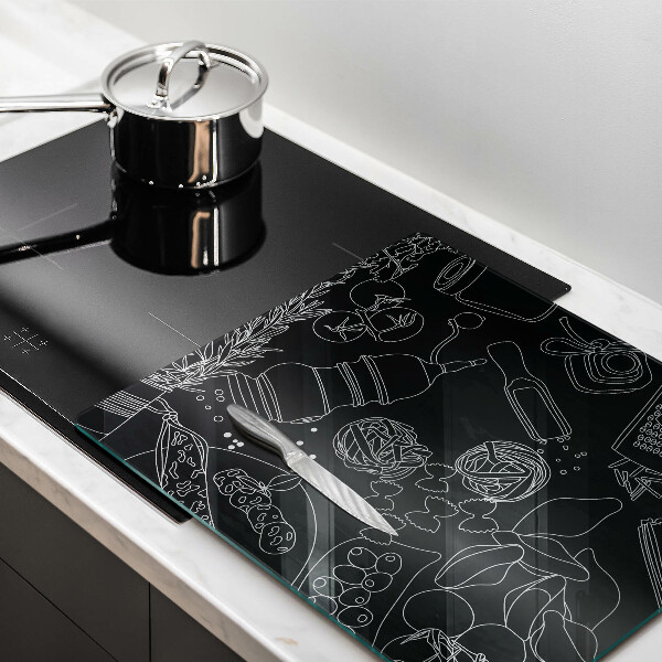 Glas Herdabdeckplatte Küchenzubehör