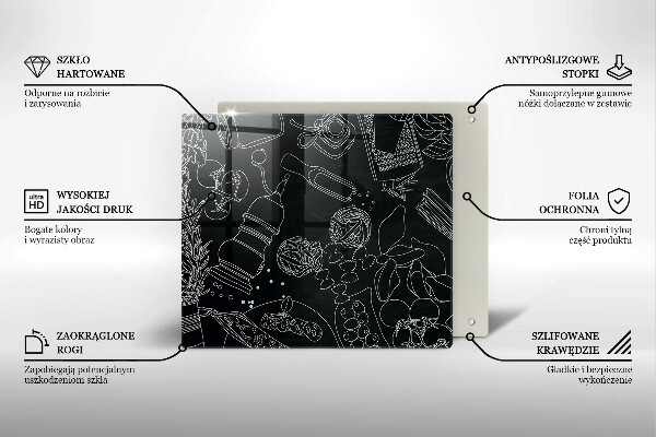 Glas Herdabdeckplatte Küchenzubehör