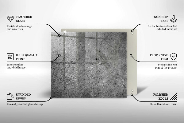 Glas Ceranfeldabdeckung Betonsteinstruktur