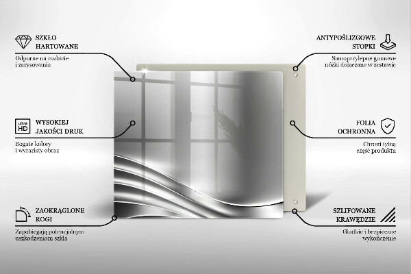 Glas Ceranfeldabdeckung Metallstruktur