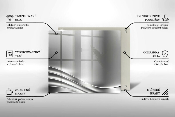 Glas Ceranfeldabdeckung Metallstruktur