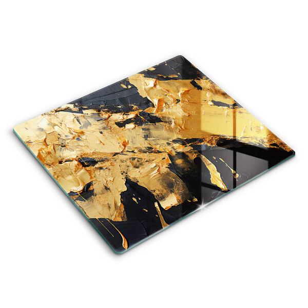 Glas Ceranfeldabdeckung Elegante Farbtextur