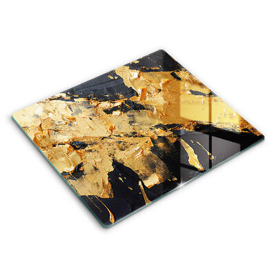 Glas Ceranfeldabdeckung Elegante Farbtextur