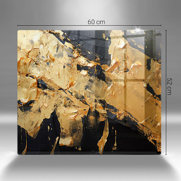 Glas Ceranfeldabdeckung Elegante Farbtextur