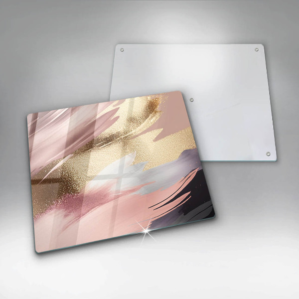 Glas Ceranfeldabdeckung Pastellflecken