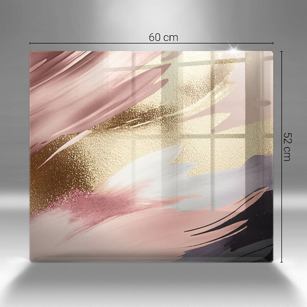 Glas Ceranfeldabdeckung Pastellflecken