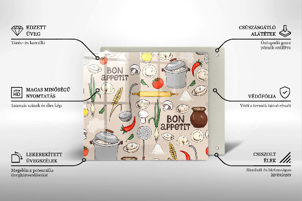Glas Ceranfeldabdeckung Küchenillustration