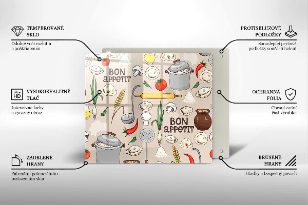 Glas Ceranfeldabdeckung Küchenillustration