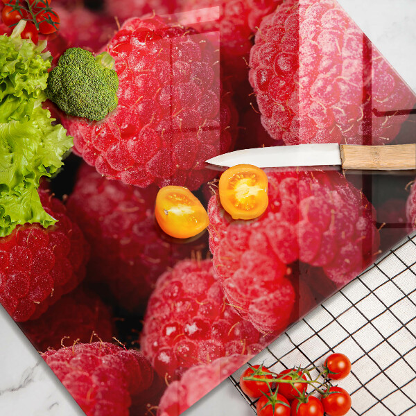 Glas Ceranfeldabdeckung Himbeerfrucht