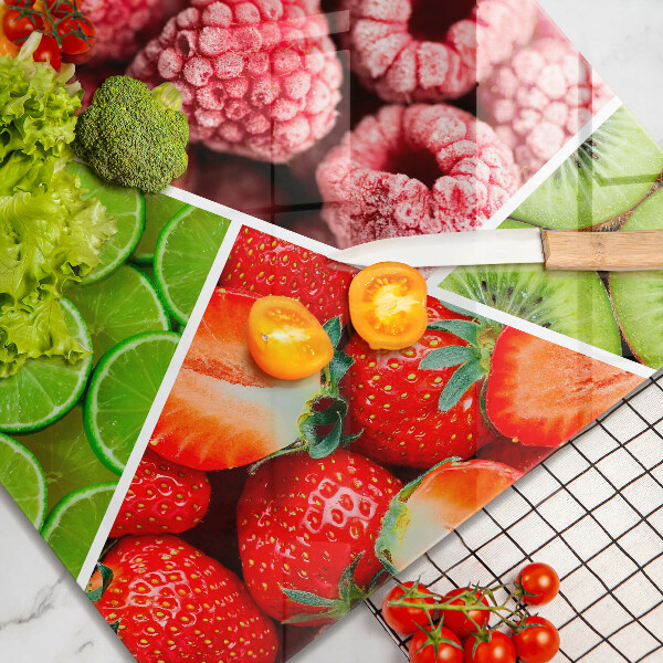 Glas Ceranfeldabdeckung Bunte Früchte