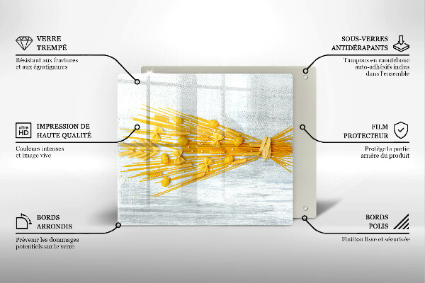 Glas Ceranfeldabdeckung Pasta