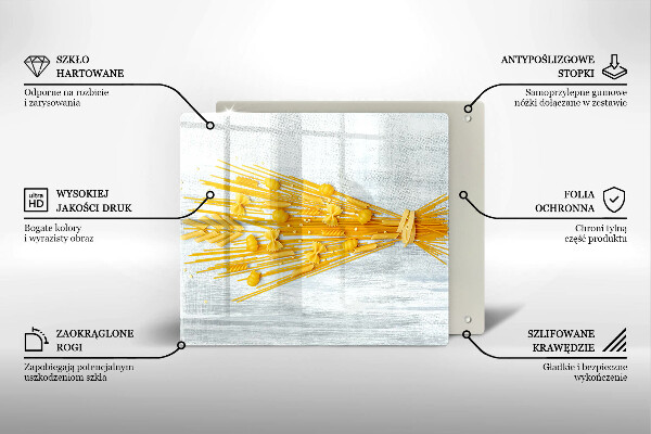 Glas Ceranfeldabdeckung Pasta