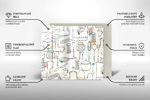 Glas Ceranfeldabdeckung Küchenzubehör