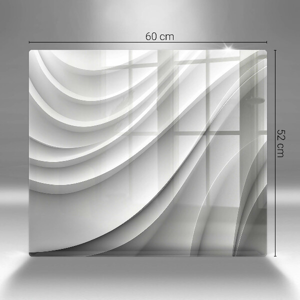 Glas Ceranfeldabdeckung Geometrische Linien