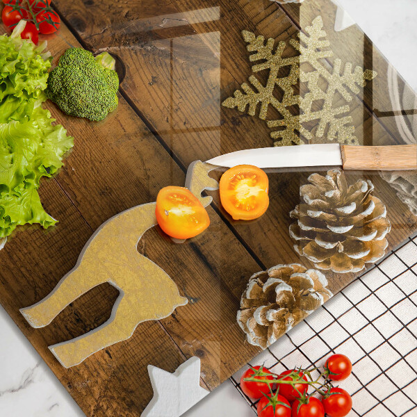 Glas Ceranfeldabdeckung Weihnachtsdekorationen