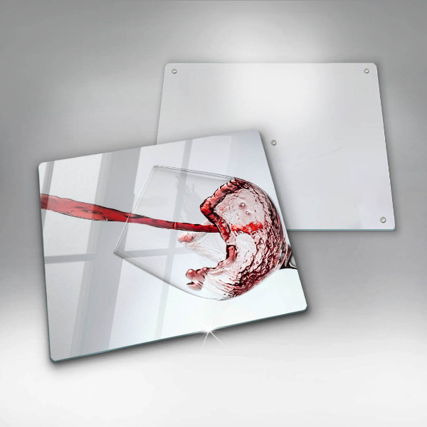 Glas Ceranfeldabdeckung Rotwein