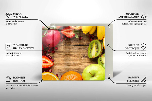Glas Ceranfeldabdeckung Frisches Obst