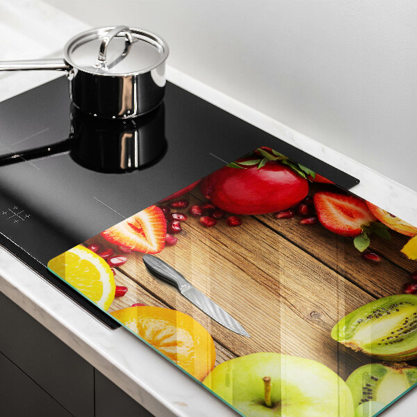 Glas Ceranfeldabdeckung Frisches Obst