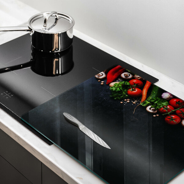 Glas Ceranfeldabdeckung Buntes Gemüse