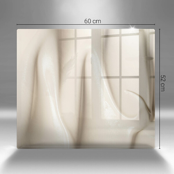 Glas Ceranfeldabdeckung Cremiges Eis