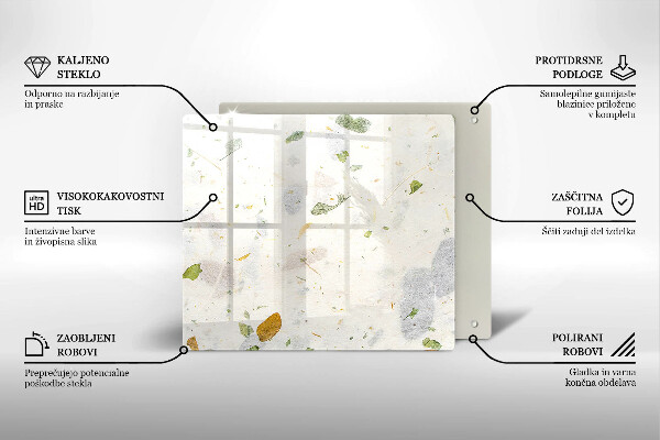 Glas Ceranfeldabdeckung Fallende Blätter