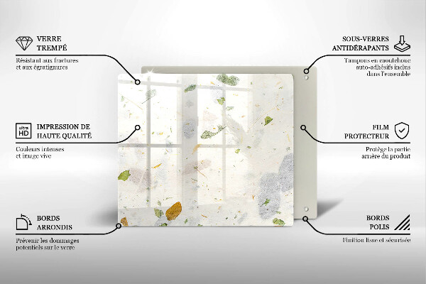 Glas Ceranfeldabdeckung Fallende Blätter