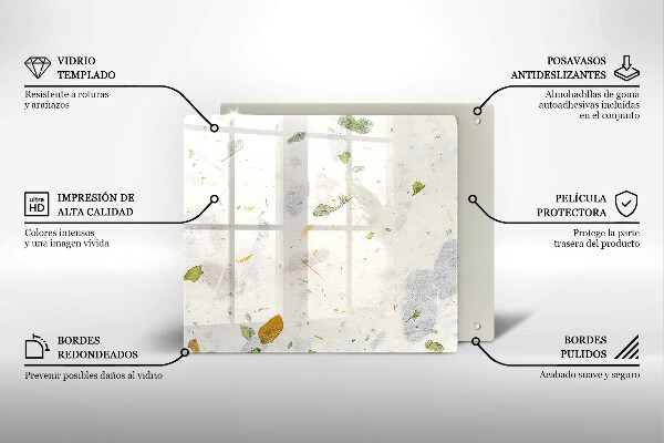 Glas Ceranfeldabdeckung Fallende Blätter