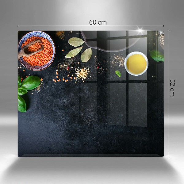 Glas Ceranfeldabdeckung Schüsseln mit Gewürzen