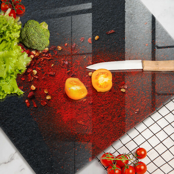 Glas Ceranfeldabdeckung Chilischote