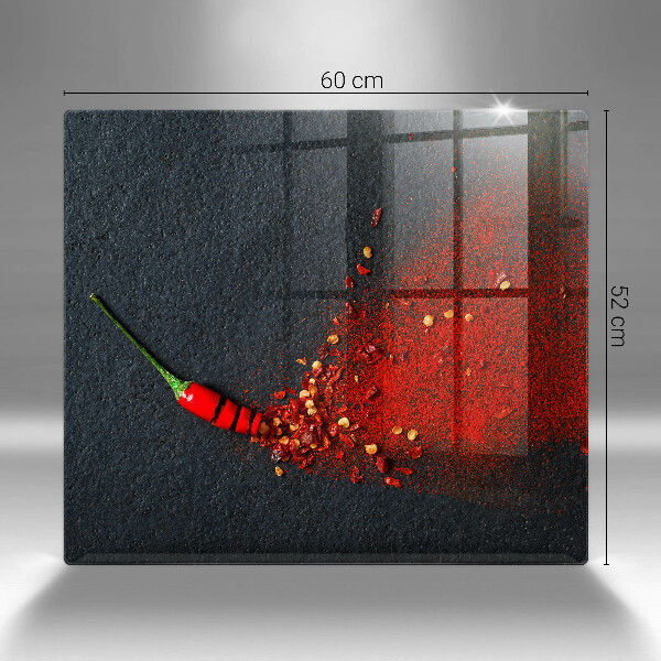 Glas Ceranfeldabdeckung Chilischote