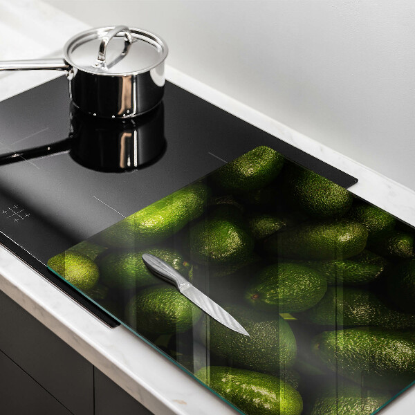 Glas Ceranfeldabdeckung Avocadofrucht
