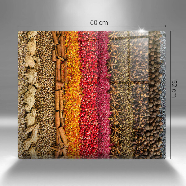 Glas Ceranfeldabdeckung Bunte Gewürze