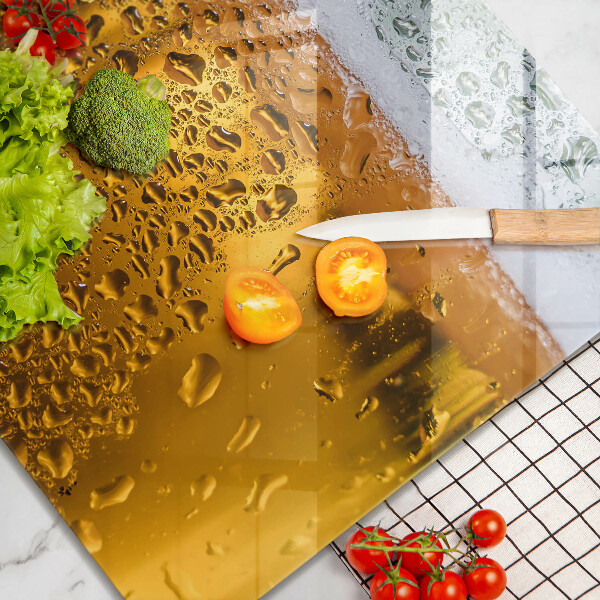 Glas Ceranfeldabdeckung Nasses Glas Bier