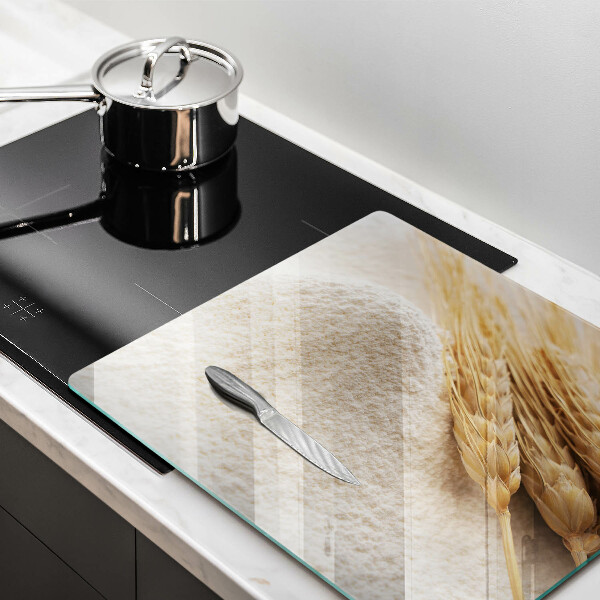 Glas Ceranfeldabdeckung Mehl und Ähren