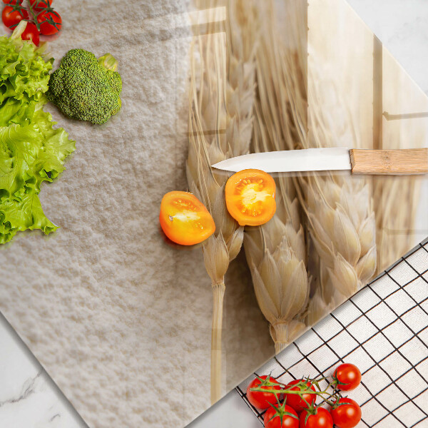 Glas Ceranfeldabdeckung Mehl und Ähren