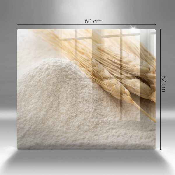 Glas Ceranfeldabdeckung Mehl und Ähren