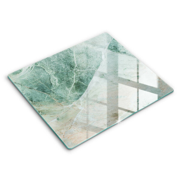 Glas Herdabdeckplatte Steinstruktur