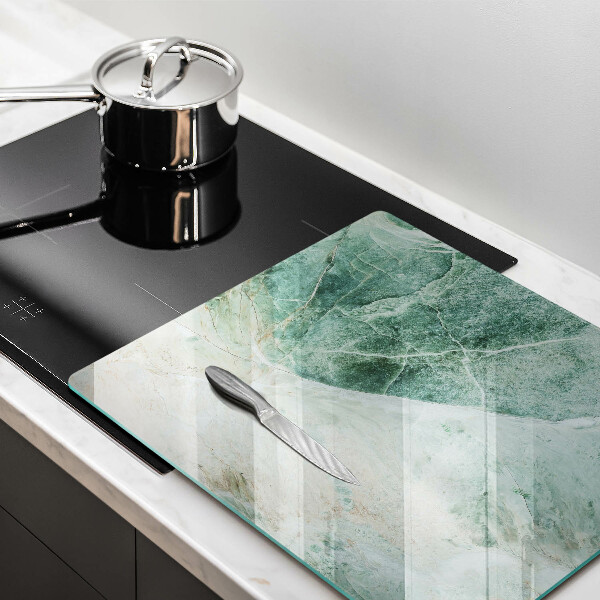 Glas Herdabdeckplatte Steinstruktur