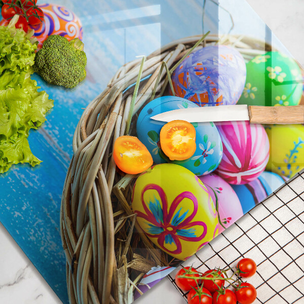 Glas Ceranfeldabdeckung Ostereier Ostereier