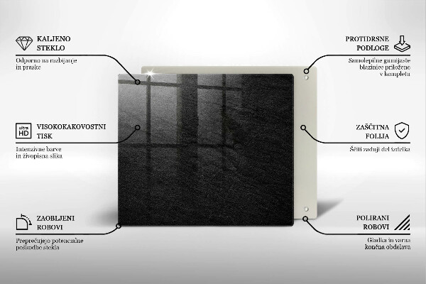 Glas Ceranfeldabdeckung Felsstruktur