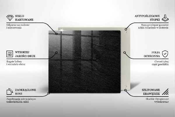 Glas Ceranfeldabdeckung Felsstruktur