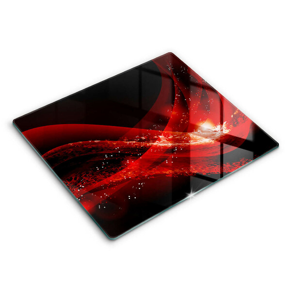 Glas Herdabdeckplatte Moderne Abstraktion