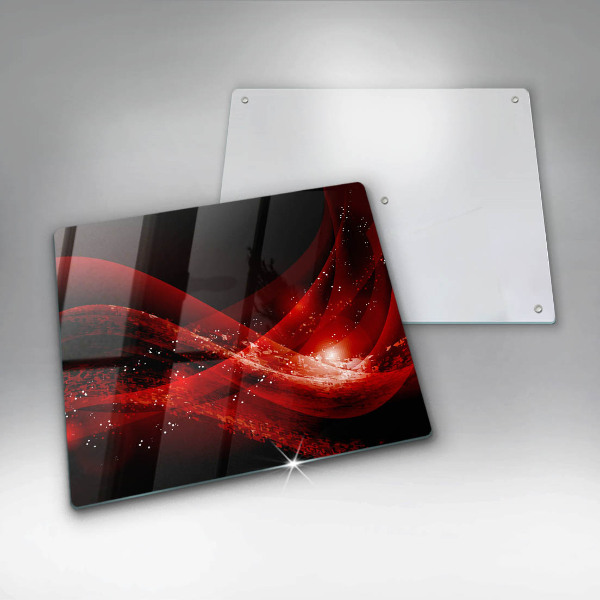 Glas Herdabdeckplatte Moderne Abstraktion