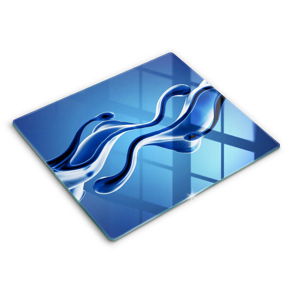 Glas Ceranfeldabdeckung Flüssige Abstraktion